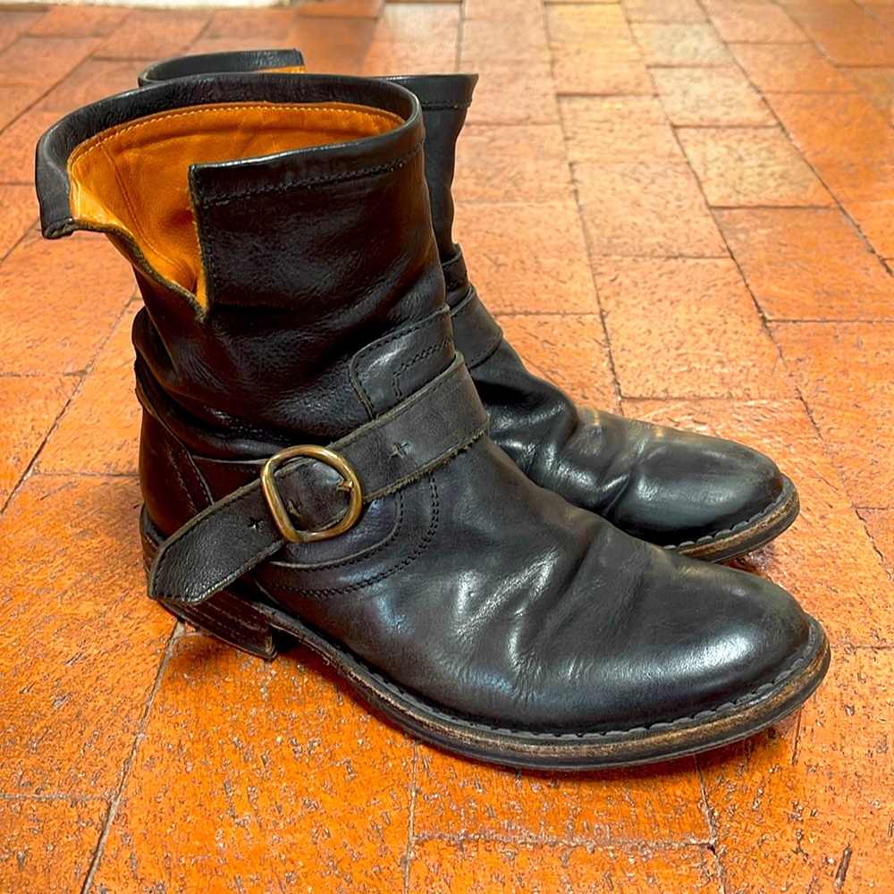 Fiorentini + Baker Eternity Black Leather Ankle Boots